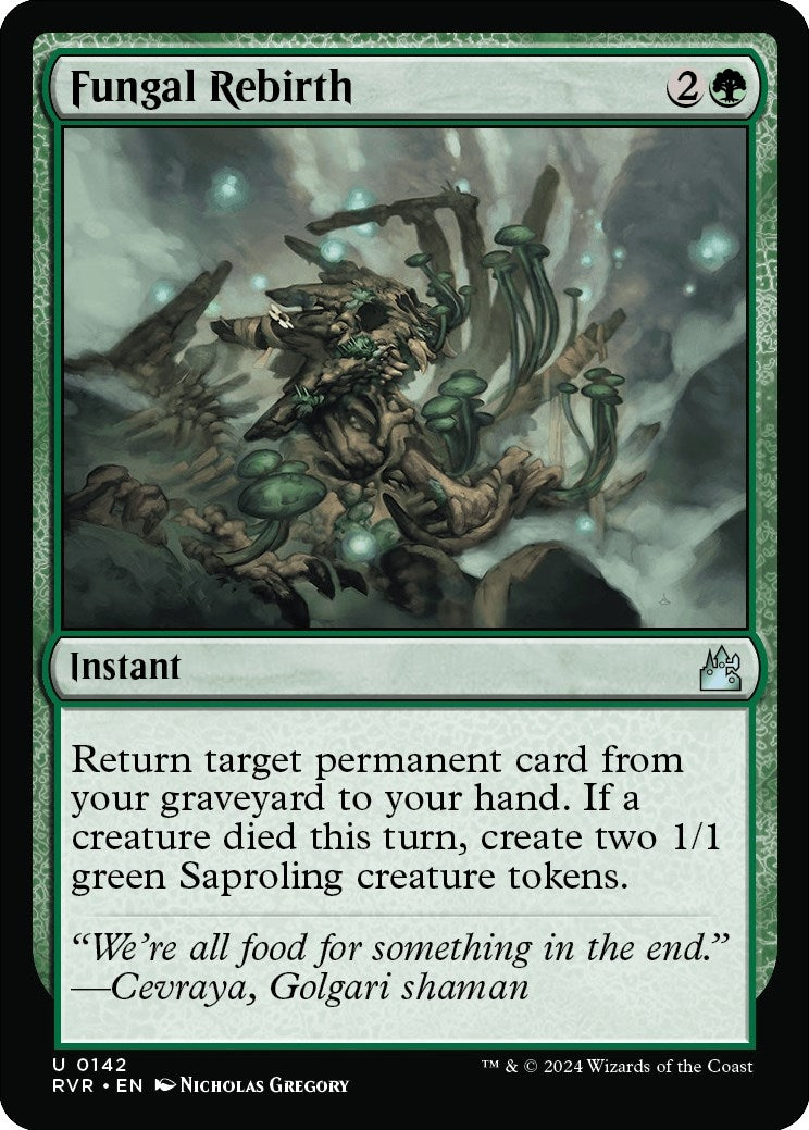 Image for Fungal Rebirth (142) [Ravnica Remastered] - Magic: The Gathering