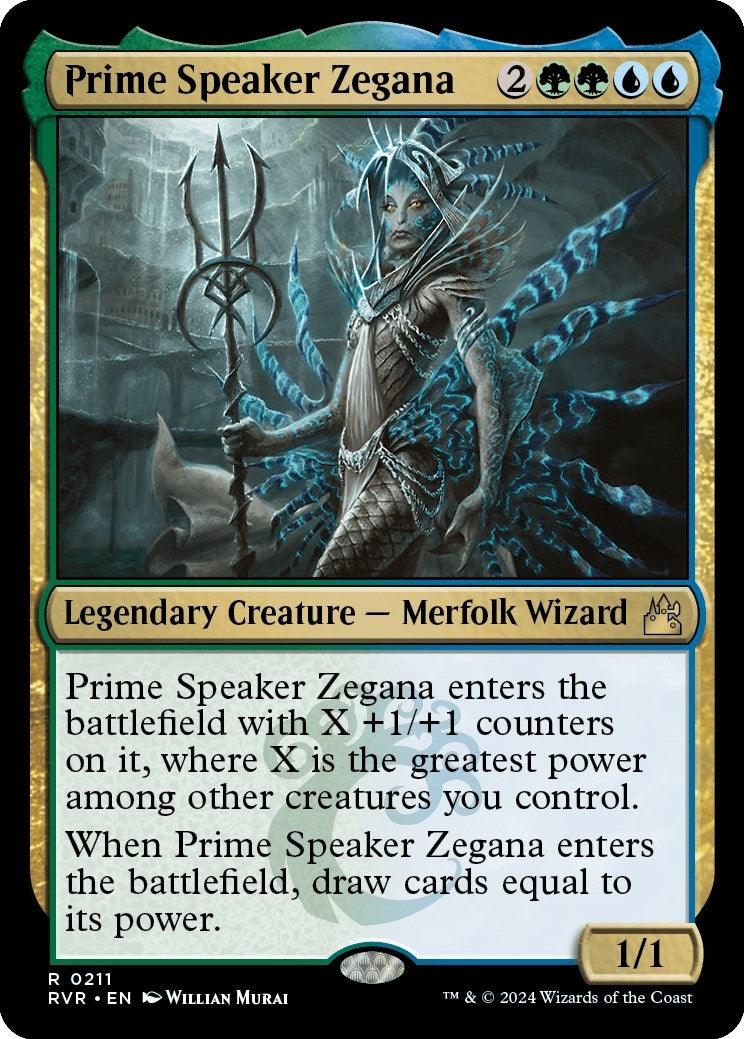 Image for Prime Speaker Zegana (211) [Ravnica Remastered] - Magic: The Gathering