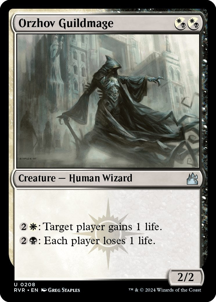Image for Orzhov Guildmage (208) [Ravnica Remastered] - Magic: The Gathering