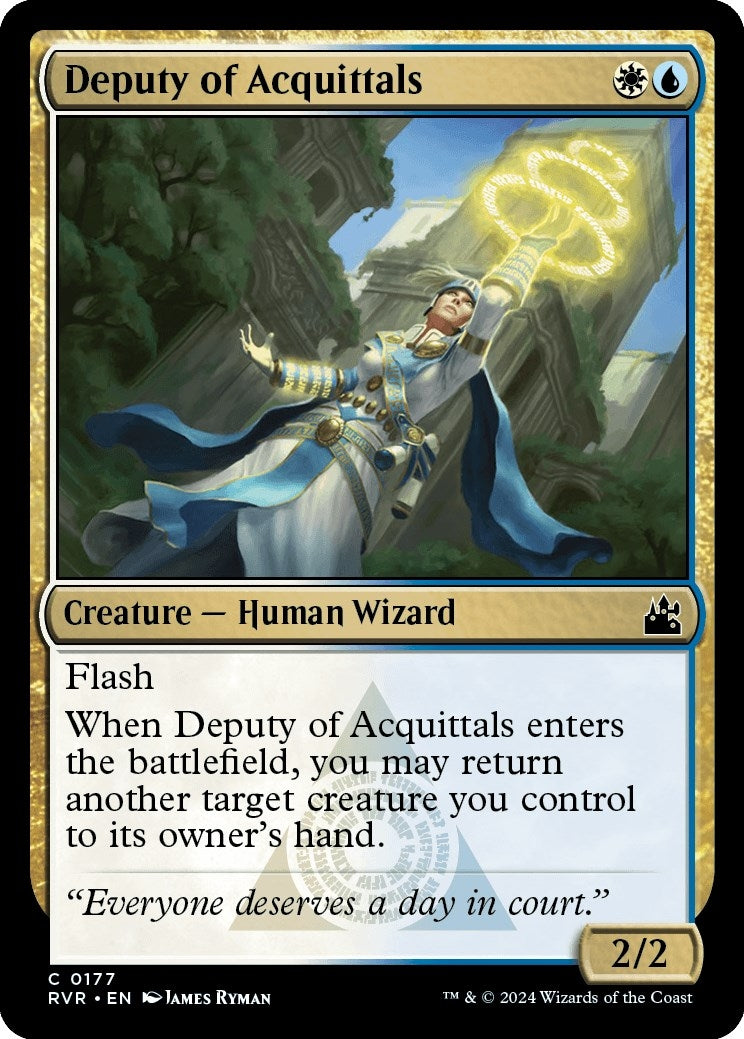 Image for Deputy of Acquittals (177) [Ravnica Remastered] - Magic: The Gathering