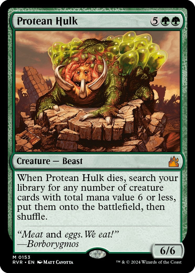 Image for Protean Hulk (153) [Ravnica Remastered] - Magic: The Gathering