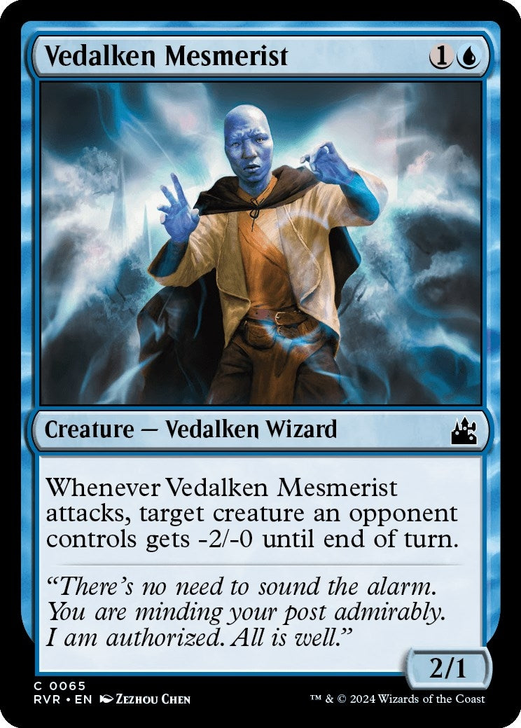 Image for Vedalken Mesmerist (65) [Ravnica Remastered] - Magic: The Gathering