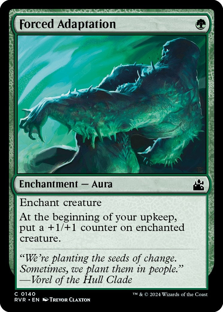Image for Forced Adaptation (140) [Ravnica Remastered] - Magic: The Gathering