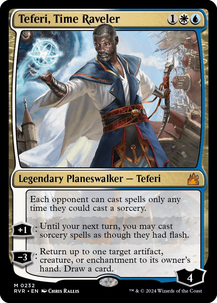 Image for Teferi, Time Raveler (232) [Ravnica Remastered] - Magic: The Gathering