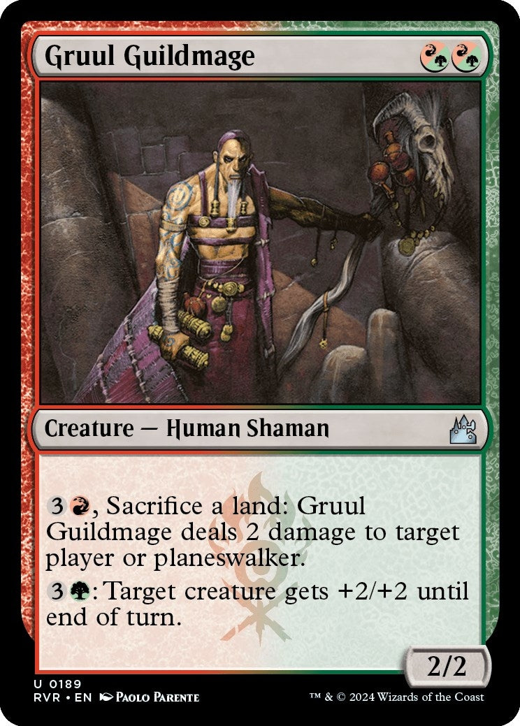 Image for Gruul Guildmage (189) [Ravnica Remastered] - Magic: The Gathering
