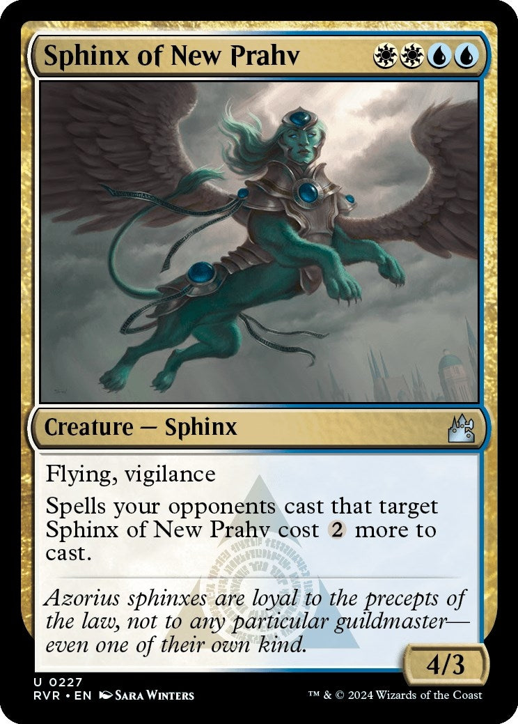 Image for Sphinx of New Prahv (227) [Ravnica Remastered] - Magic: The Gathering