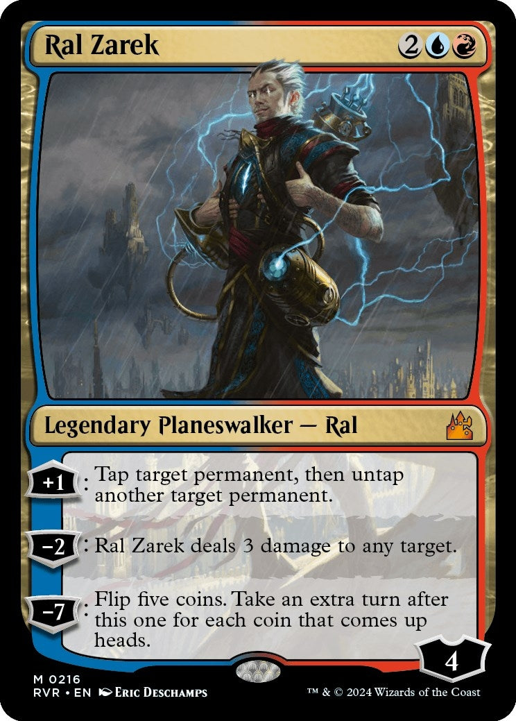 Image for Ral Zarek (216) [Ravnica Remastered] - Magic: The Gathering