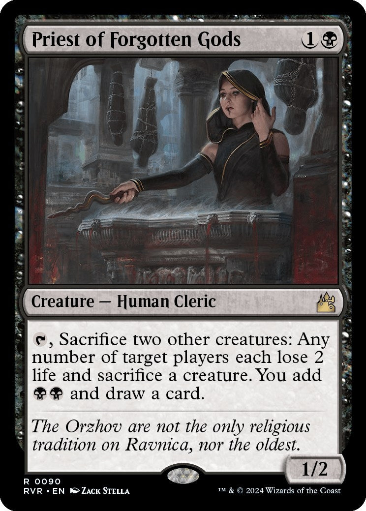 Image for Priest of Forgotten Gods (90) [Ravnica Remastered] - Magic: The Gathering