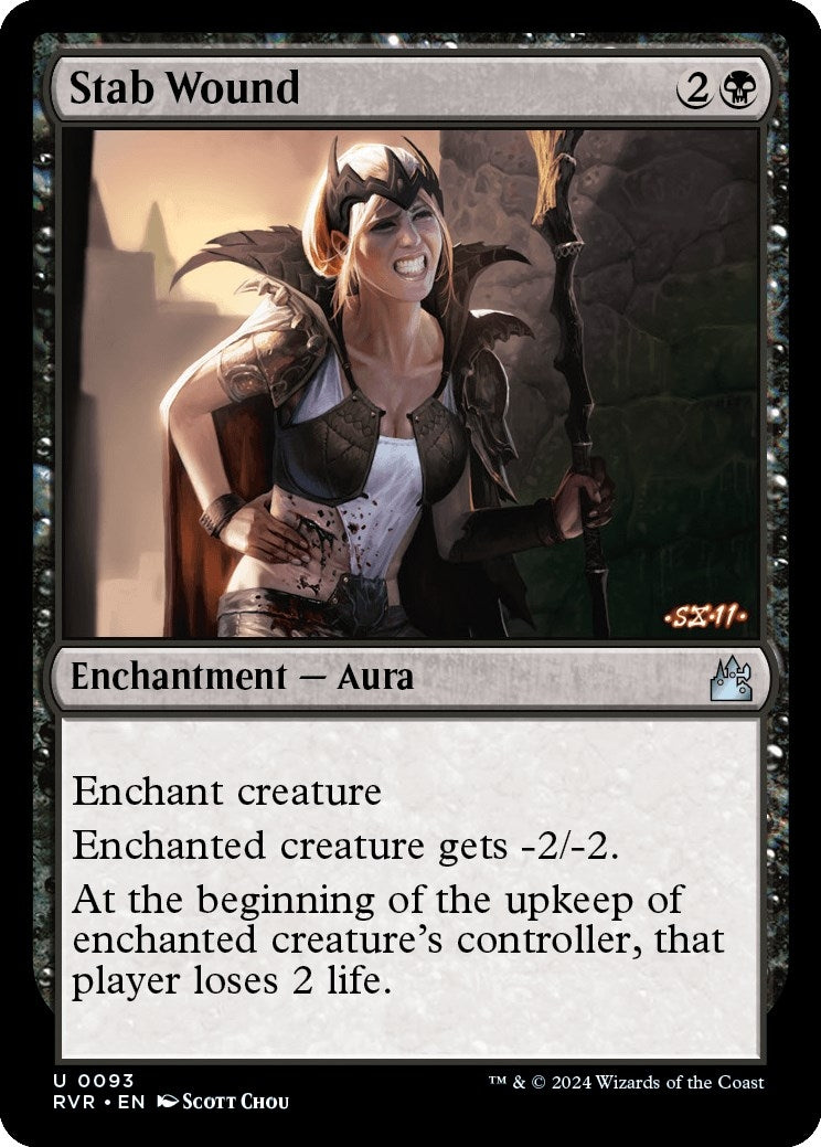 Image for Stab Wound (93) [Ravnica Remastered] - Magic: The Gathering