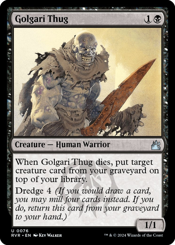 Golgari Thug (76) [Ravnica Remastered]