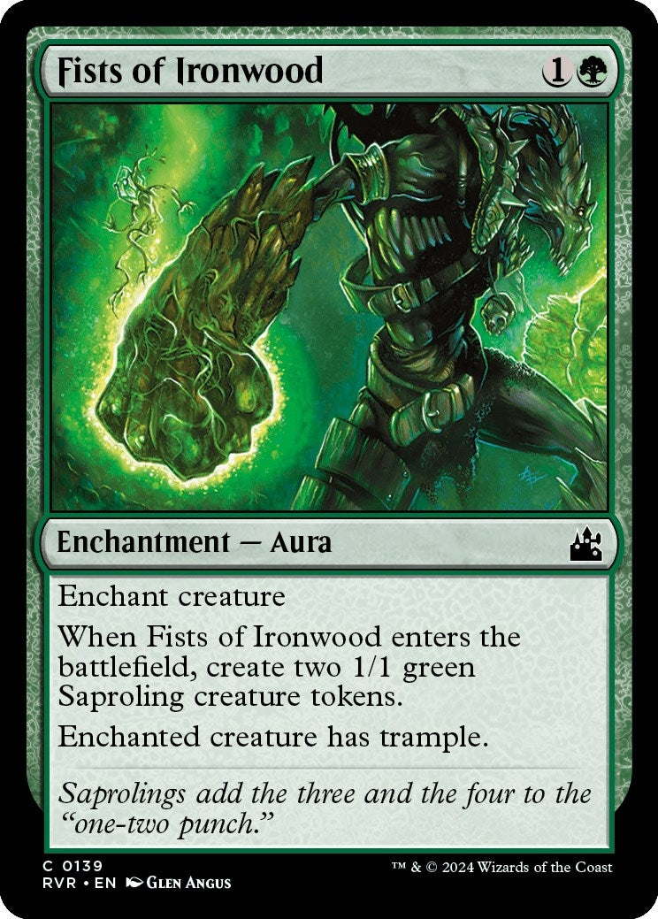 Image for Fists of Ironwood (139) [Ravnica Remastered] - Magic: The Gathering