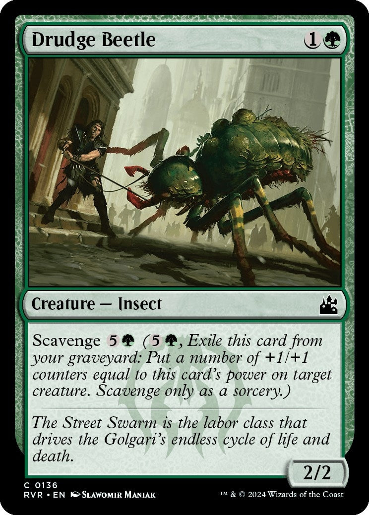 Image for Drudge Beetle (136) [Ravnica Remastered] - Magic: The Gathering
