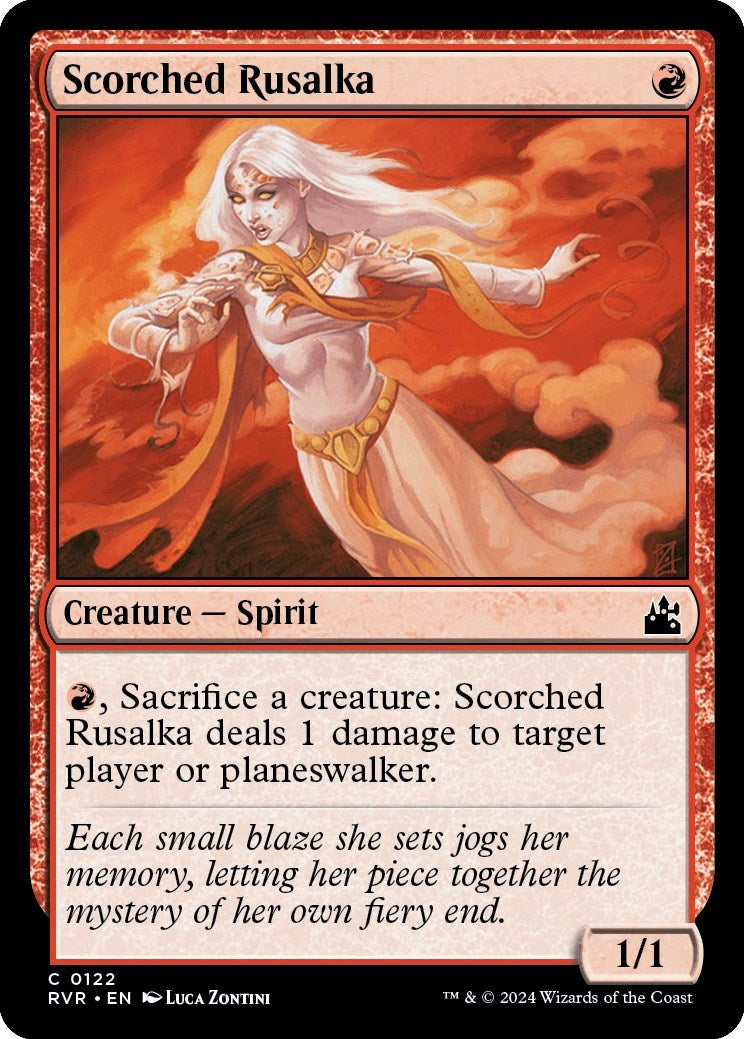 Image for Scorched Rusalka (122) [Ravnica Remastered] - Magic: The Gathering