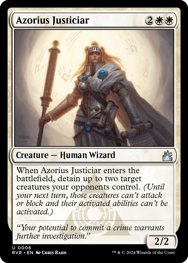 Image for Azorius Justiciar (6) [Ravnica Remastered] - Magic: The Gathering