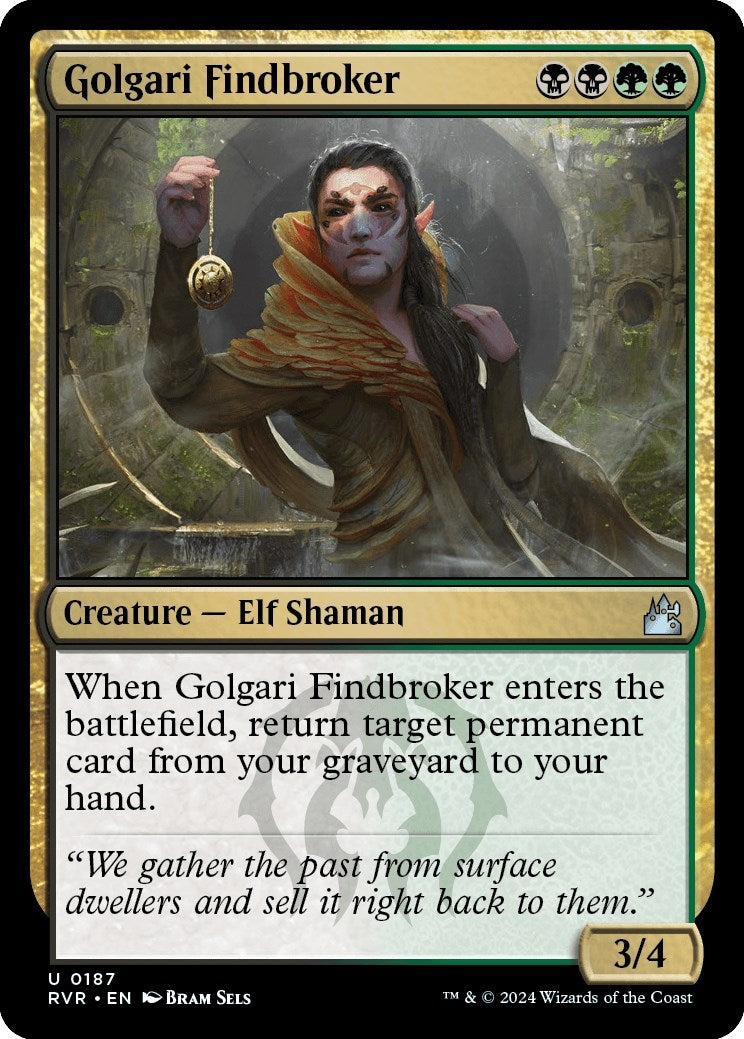 Image for Golgari Findbroker (187) [Ravnica Remastered] - Magic: The Gathering