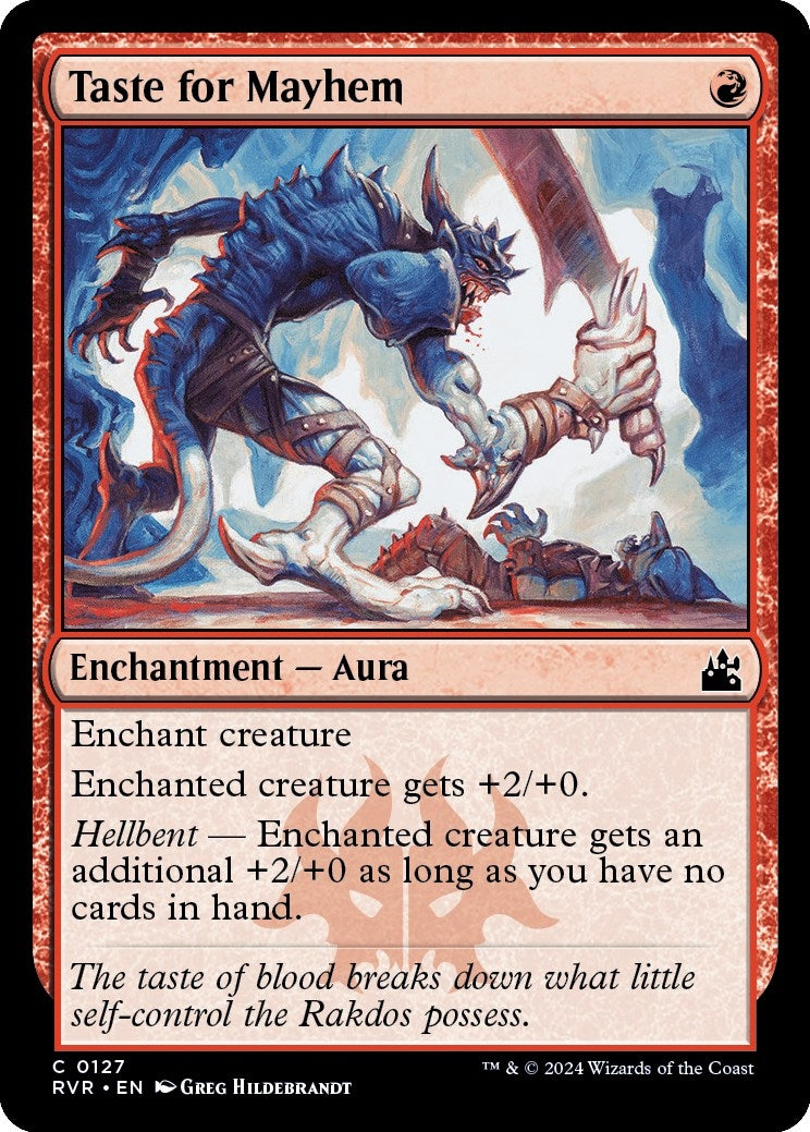 Image for Taste for Mayhem (127) [Ravnica Remastered] - Magic: The Gathering