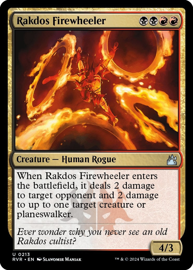 Image for Rakdos Firewheeler (213) [Ravnica Remastered] - Magic: The Gathering