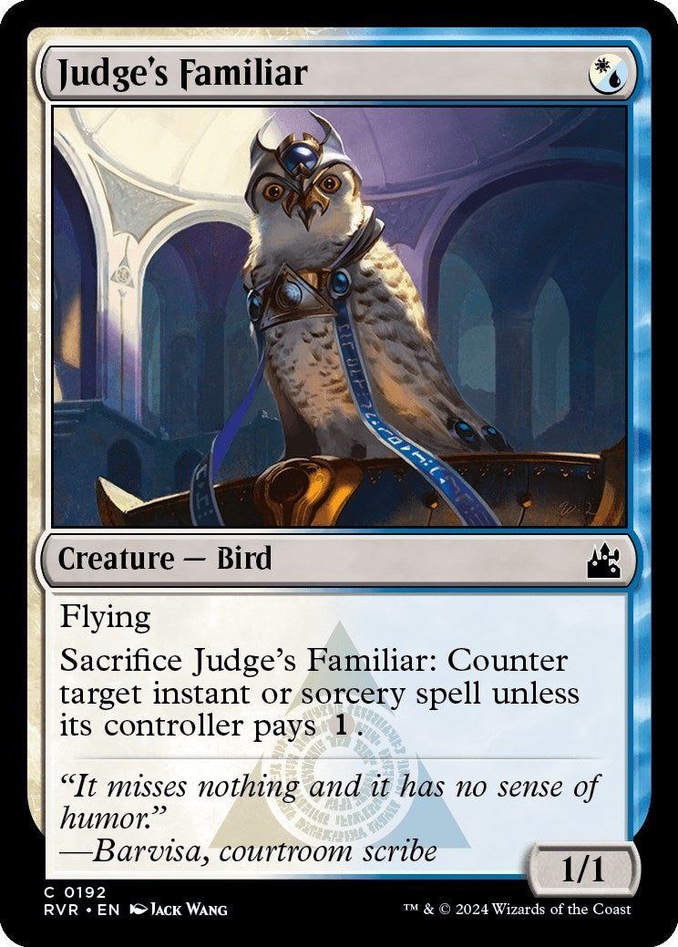 Image for Judge's Familiar (192) [Ravnica Remastered] - Magic: The Gathering