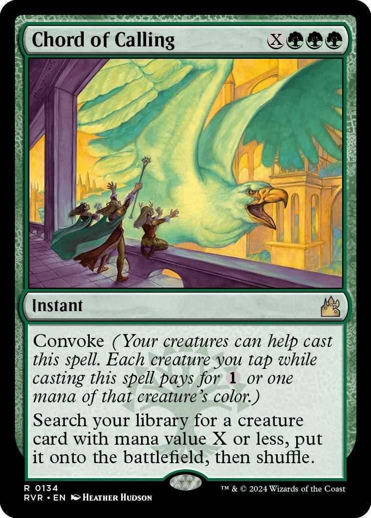 Image for Chord of Calling (134) [Ravnica Remastered] - Magic: The Gathering