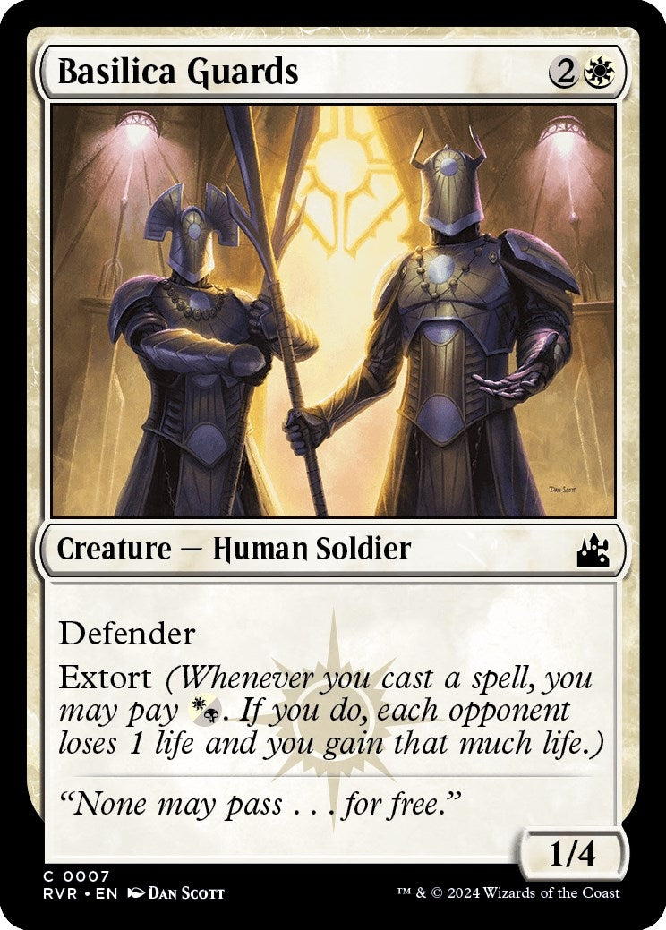 Image for Basilica Guards (7) [Ravnica Remastered] - Magic: The Gathering