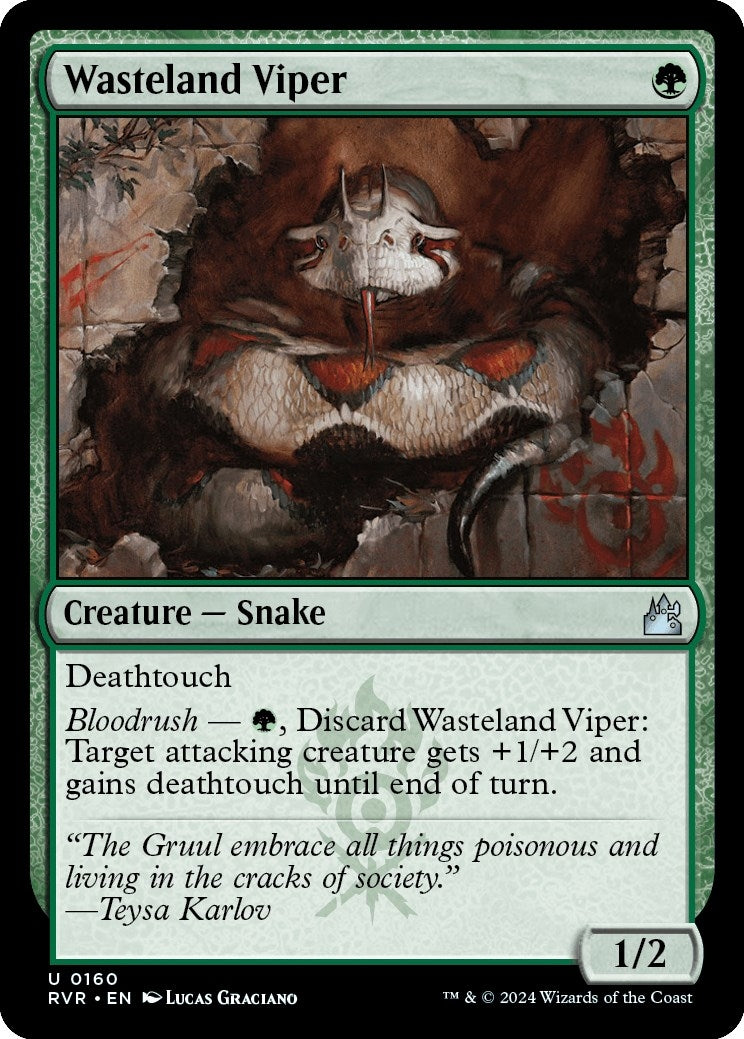 Image for Wasteland Viper (160) [Ravnica Remastered] - Magic: The Gathering