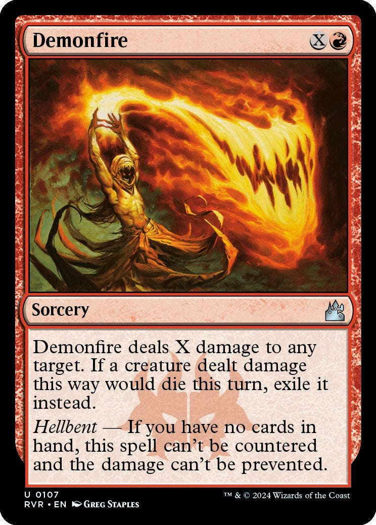 Image for Demonfire (107) [Ravnica Remastered] - Magic: The Gathering