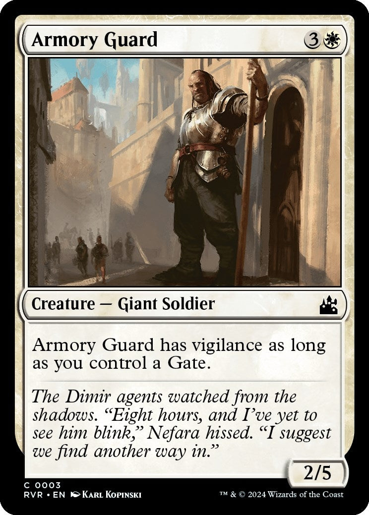 Image for Armory Guard (3) [Ravnica Remastered] - Magic: The Gathering