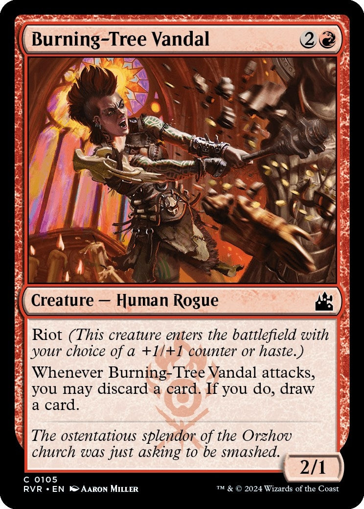 Image for Burning-Tree Vandal (105) [Ravnica Remastered] - Magic: The Gathering