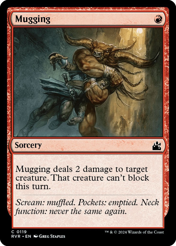 Image for Mugging (119) [Ravnica Remastered] - Magic: The Gathering