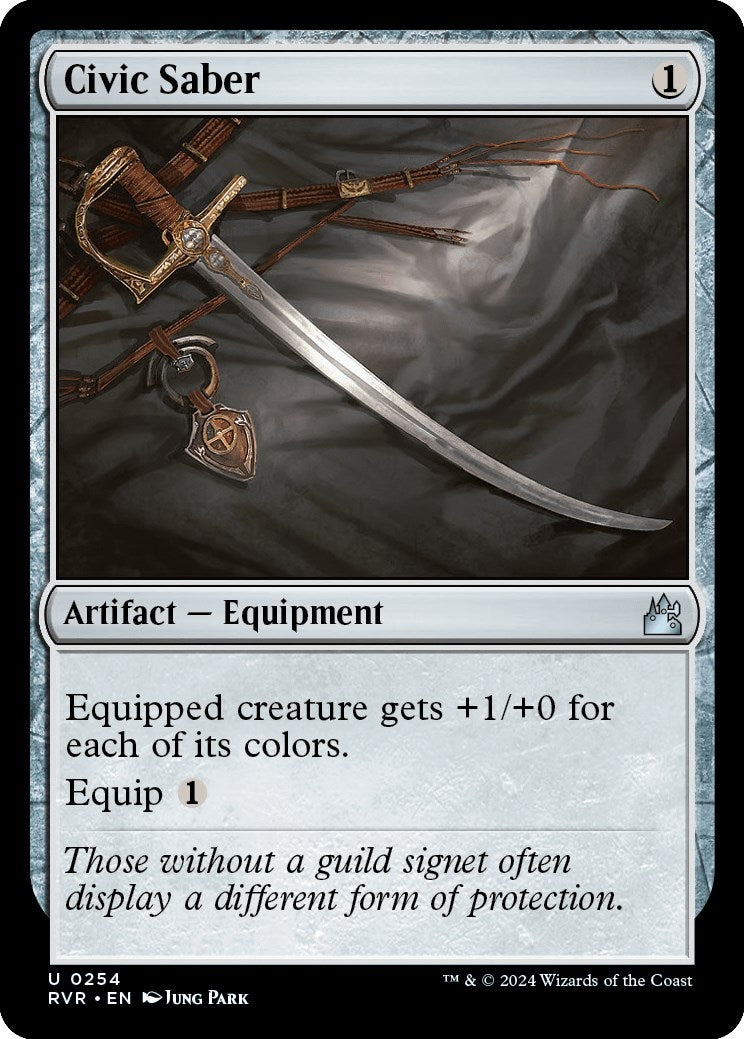 Image for Civic Saber (254) [Ravnica Remastered] - Magic: The Gathering