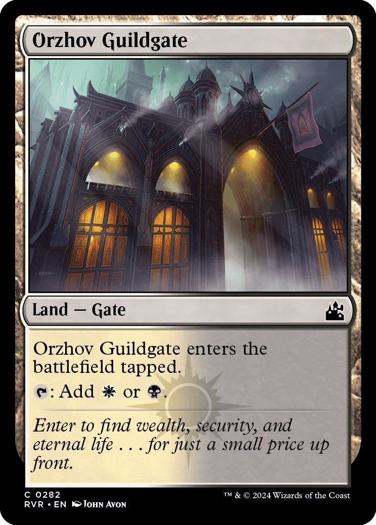 Image for Orzhov Guildgate (282) [Ravnica Remastered] - Magic: The Gathering
