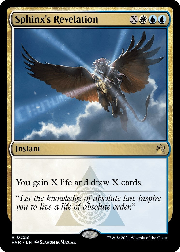 Image for Sphinx's Revelation (228) [Ravnica Remastered] - Magic: The Gathering