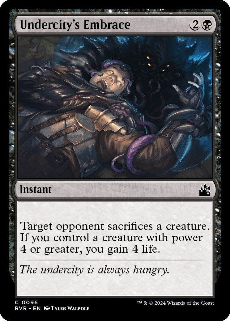 Image for Undercity's Embrace (96) [Ravnica Remastered] - Magic: The Gathering