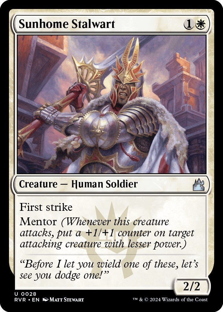 Image for Sunhome Stalwart (28) [Ravnica Remastered] - Magic: The Gathering