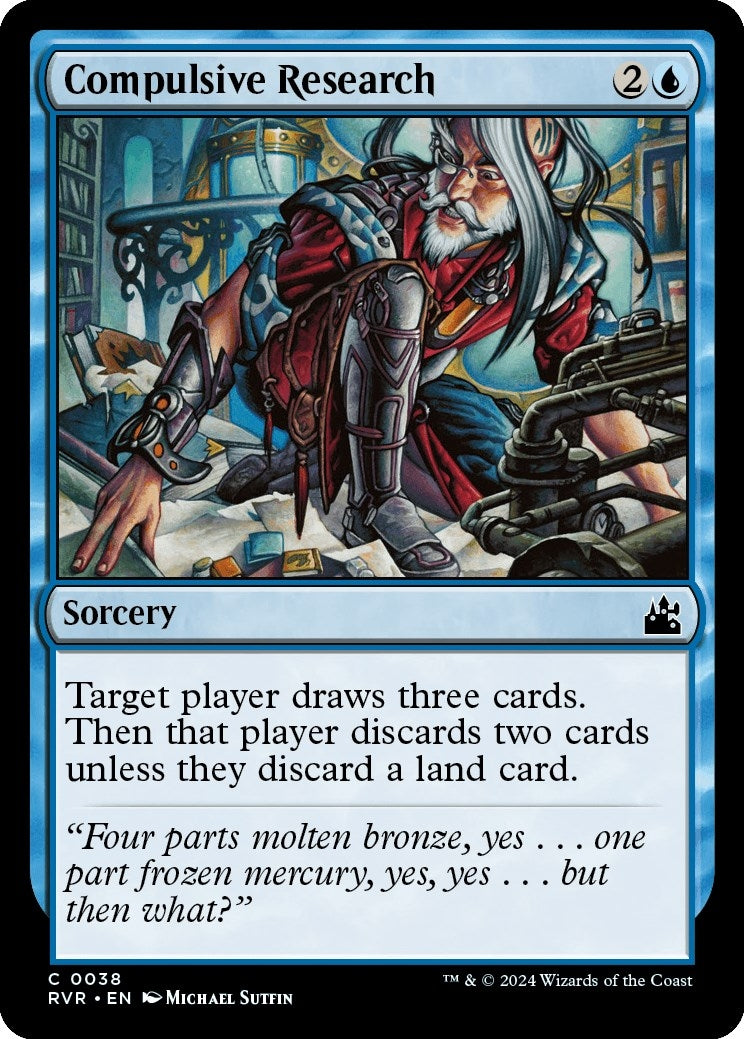 Image for Compulsive Research (38) [Ravnica Remastered] - Magic: The Gathering
