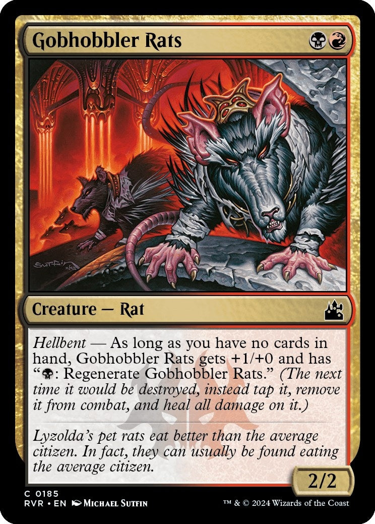 Image for Gobhobbler Rats (185) [Ravnica Remastered] - Magic: The Gathering