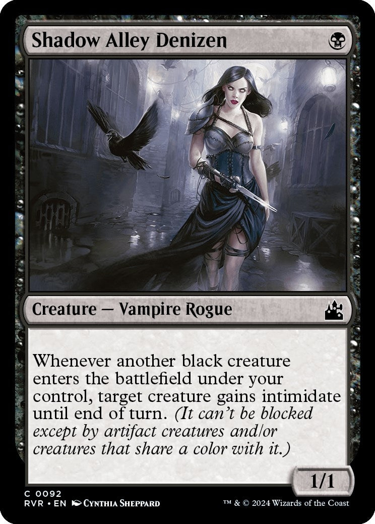 Image for Shadow Alley Denizen (92) [Ravnica Remastered] - Magic: The Gathering