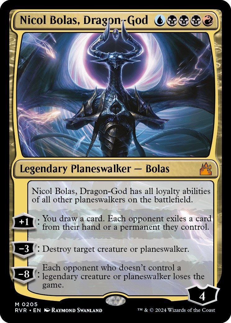Image for Nicol Bolas, Dragon-God (205) [Ravnica Remastered] - Magic: The Gathering