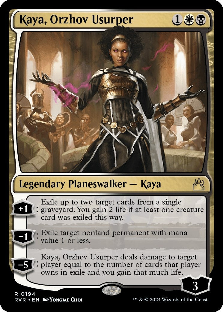 Image for Kaya, Orzhov Usurper (194) [Ravnica Remastered] - Magic: The Gathering