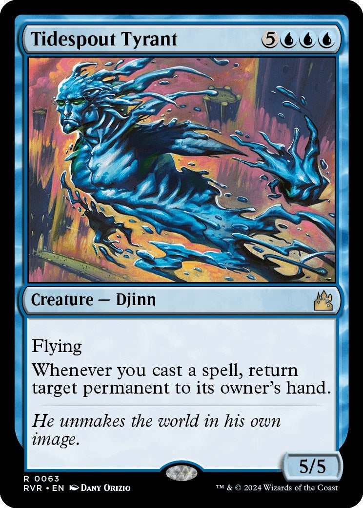 Image for Tidespout Tyrant (63) [Ravnica Remastered] - Magic: The Gathering
