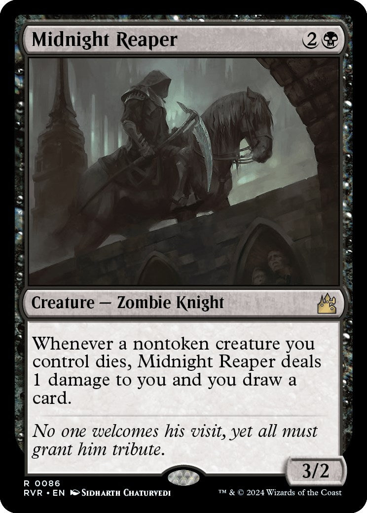 Image for Midnight Reaper (86) [Ravnica Remastered] - Magic: The Gathering
