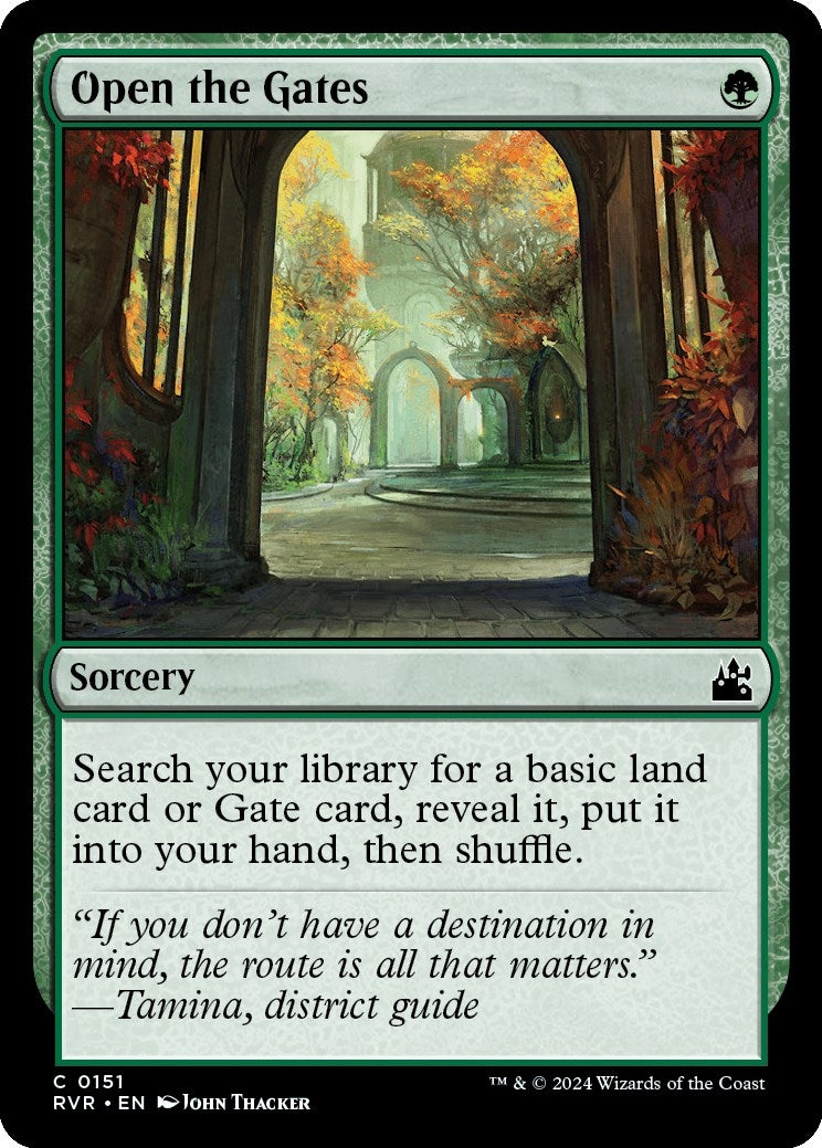 Image for Open the Gates (151) [Ravnica Remastered] - Magic: The Gathering