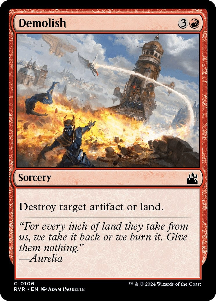 Image for Demolish (106) [Ravnica Remastered] - Magic: The Gathering