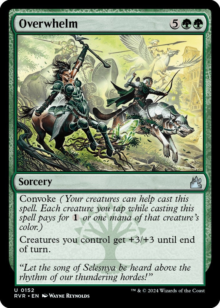 Image for Overwhelm (152) [Ravnica Remastered] - Magic: The Gathering