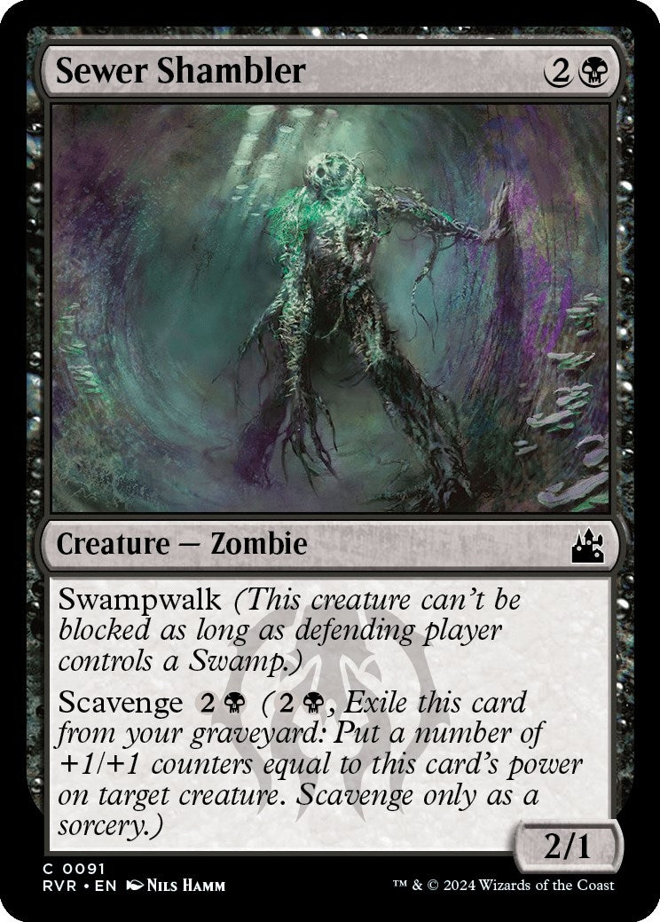 Image for Sewer Shambler (91) [Ravnica Remastered] - Magic: The Gathering