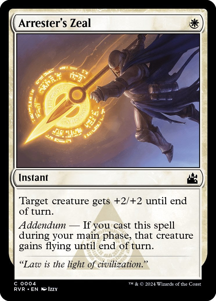 Image for Arrester's Zeal (4) [Ravnica Remastered] - Magic: The Gathering