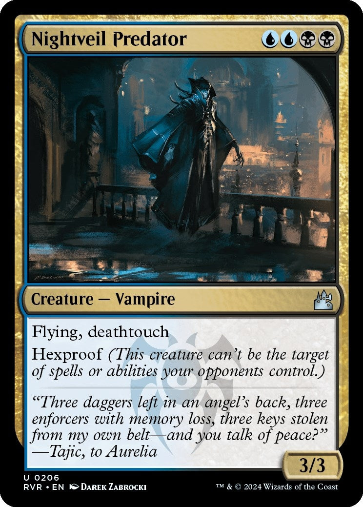 Image for Nightveil Predator (206) [Ravnica Remastered] - Magic: The Gathering
