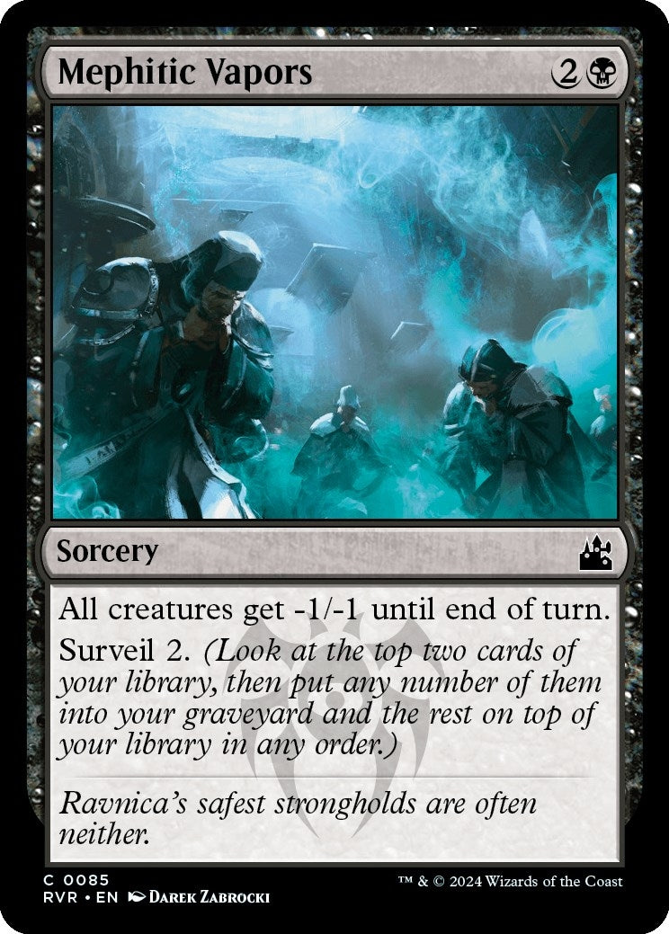 Image for Mephitic Vapors (85) [Ravnica Remastered] - Magic: The Gathering