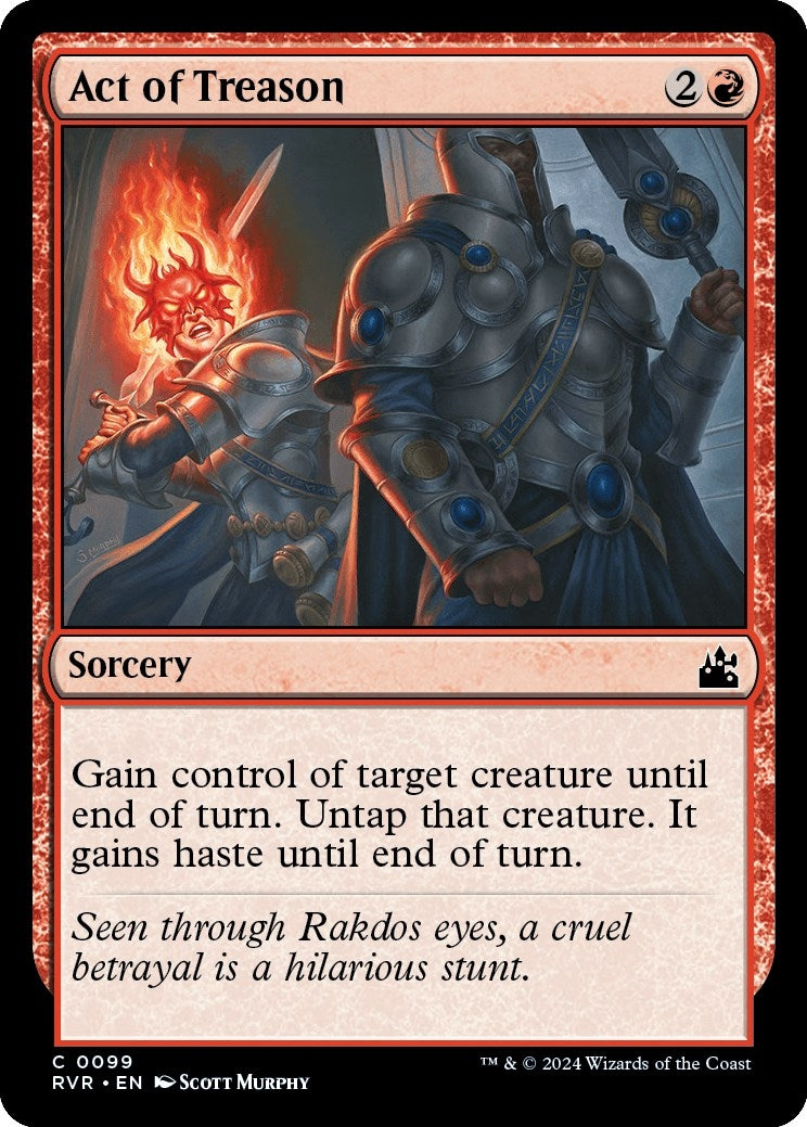 Image for Act of Treason (99) [Ravnica Remastered] - Magic: The Gathering