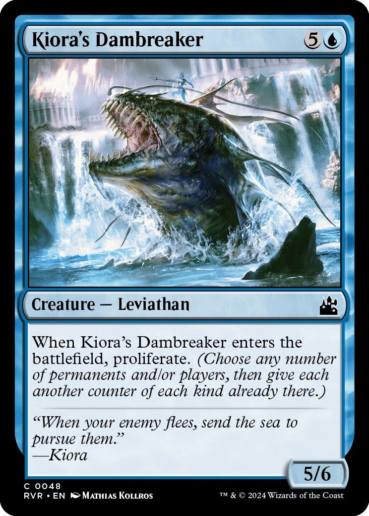 Image for Kiora's Dambreaker (48) [Ravnica Remastered] - Magic: The Gathering